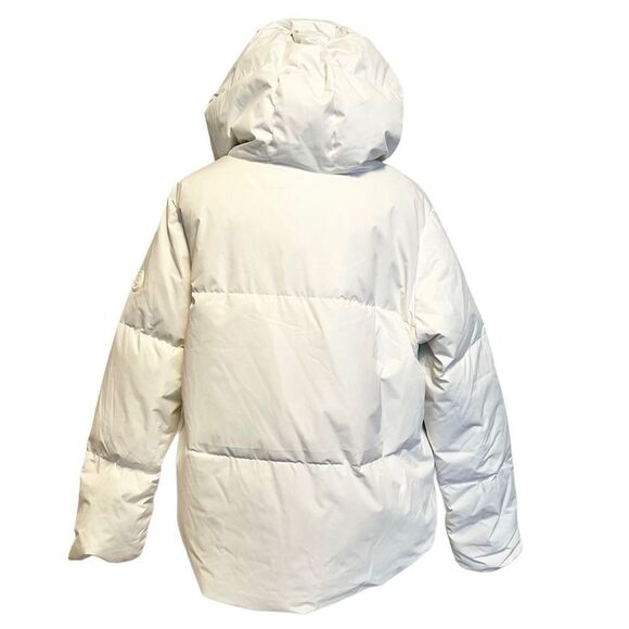 Sweaty Betty Down Puffer Jacket in Lily White US 8-10 Medium MSRP $348 - Picture 2 of 10